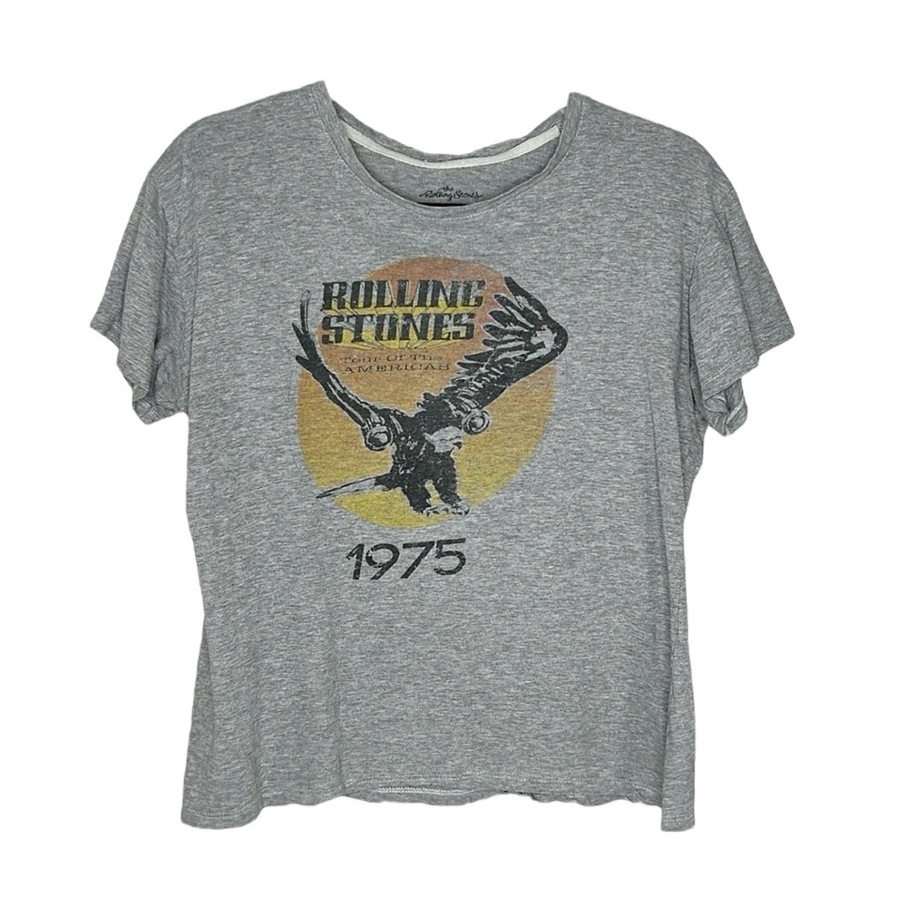 The Rolling Stones Cotton On 1975 Tour Graphic Print Tee size Small